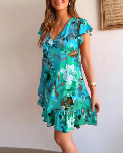 AMALIA - PLAYFUL SUMMER DRESS WITH RUFFLE DETAILS