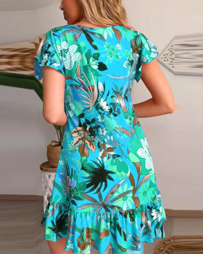 AMALIA - PLAYFUL SUMMER DRESS WITH RUFFLE DETAILS