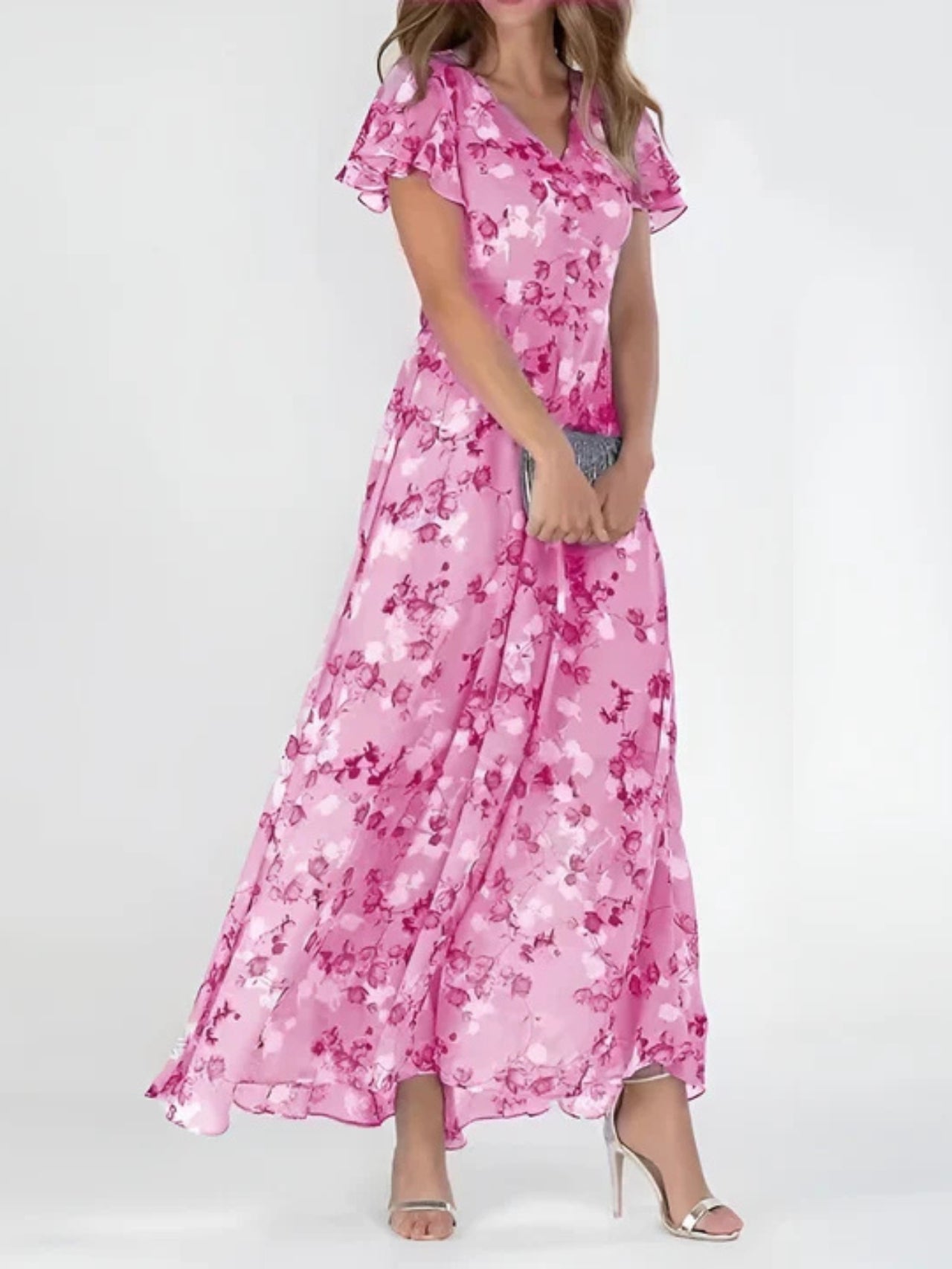 Halina | Elegant Dress Concealing the Stomach