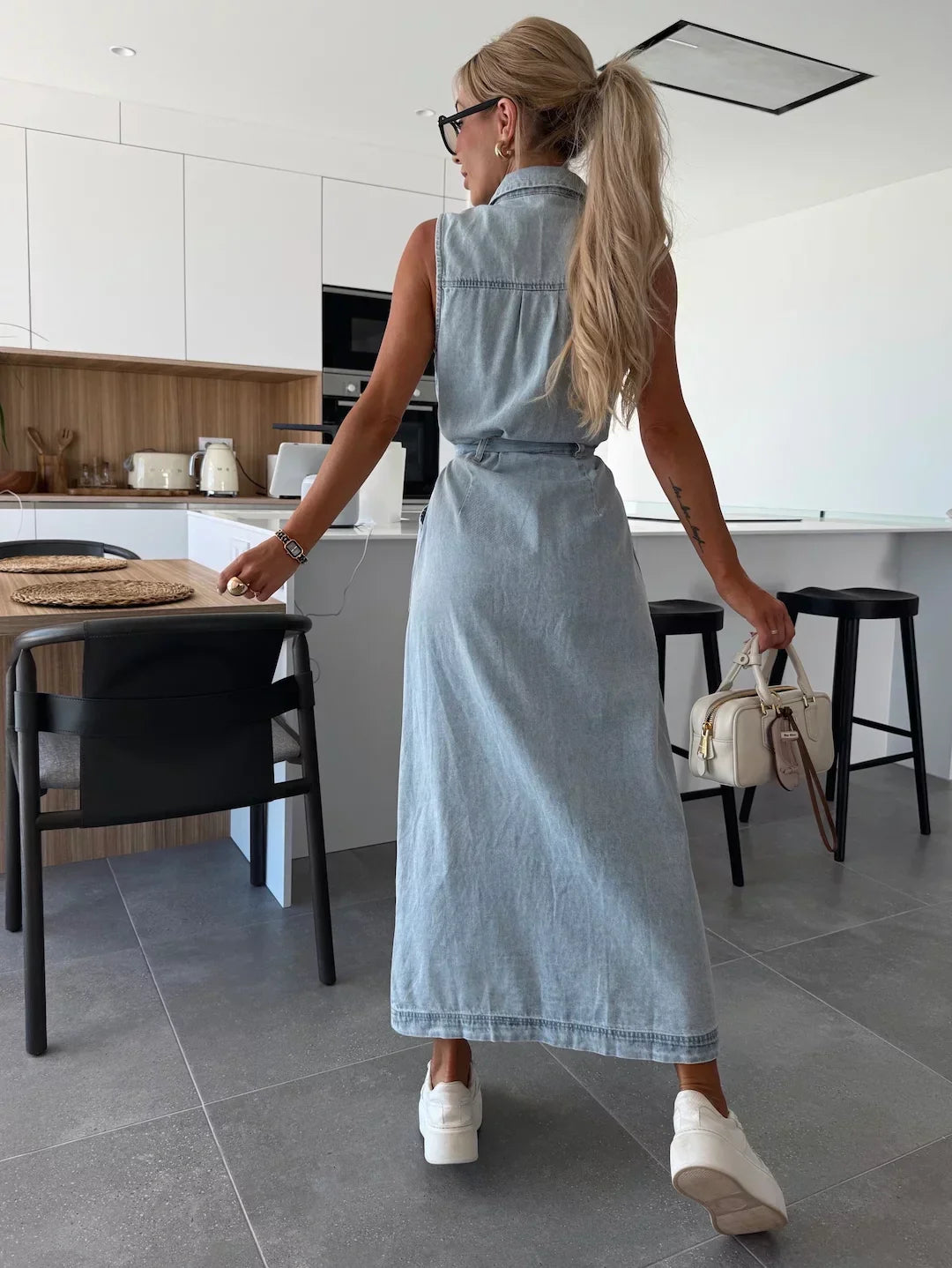 Maxi Denim Dress