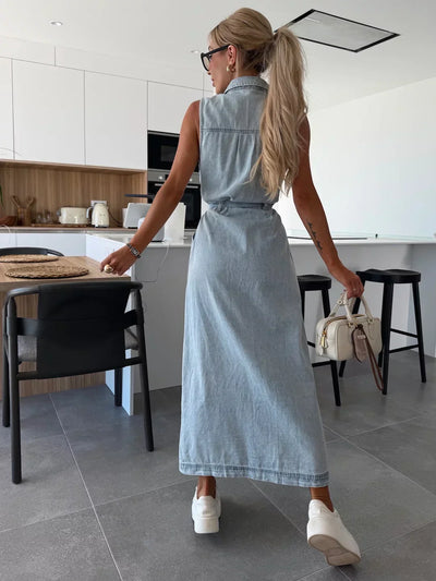 Maxi Denim Dress