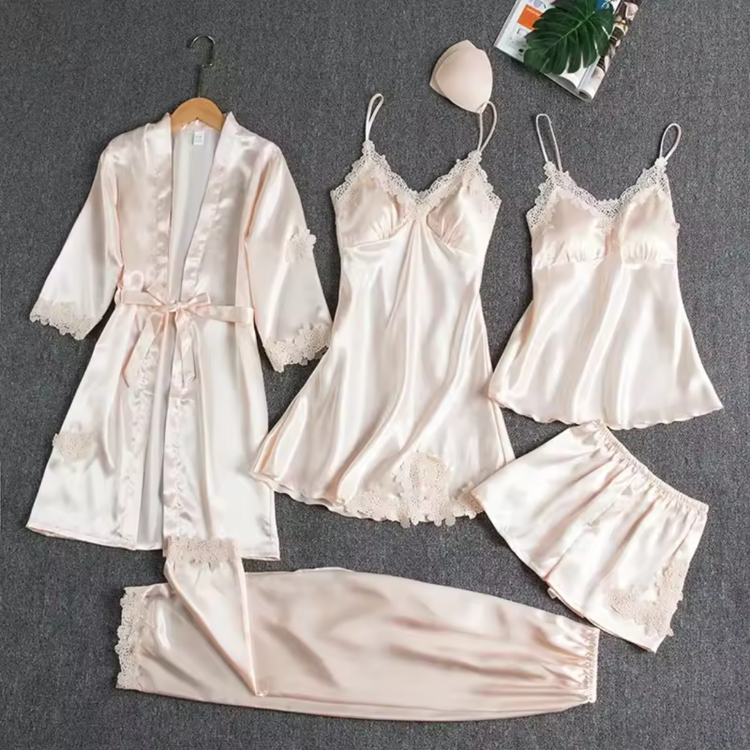 Arabella - Women's 5-Piece Nightwear Set