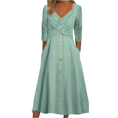 Ella | Elegant Tummy Coverage Dress