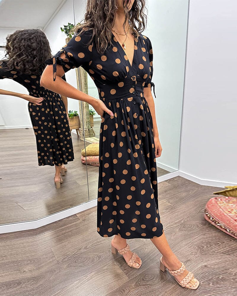 VIOLLETA - V-Neck Dress