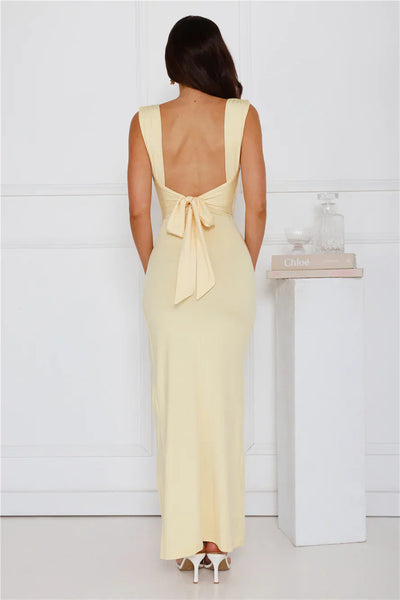 Claire™ | Figure-Hugging Slit Dress