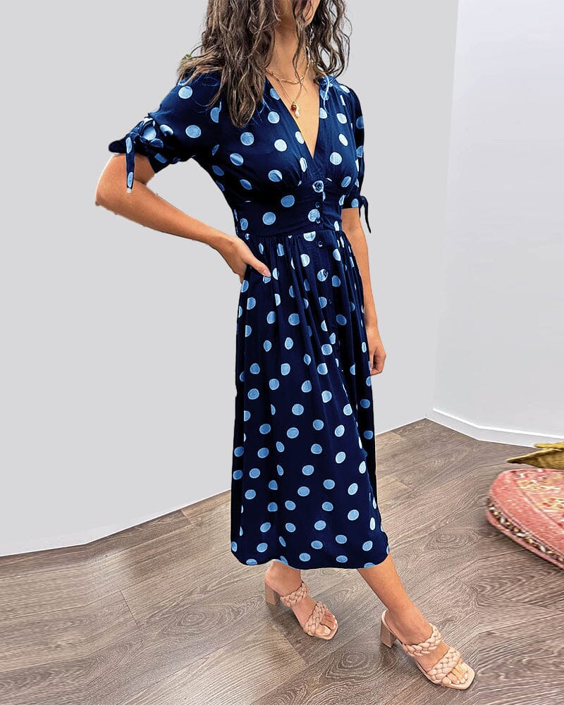 VIOLLETA - V-Neck Dress