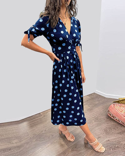 VIOLLETA - V-Neck Dress