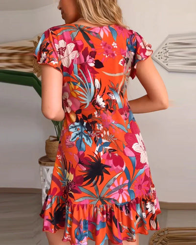 AMALIA - PLAYFUL SUMMER DRESS WITH RUFFLE DETAILS