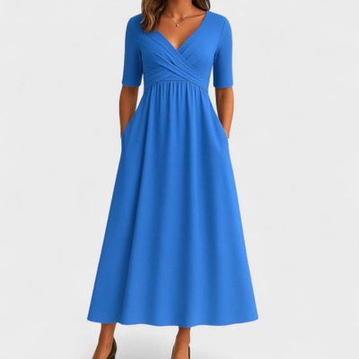 Felicity™ | Crossed dress with short sleeves