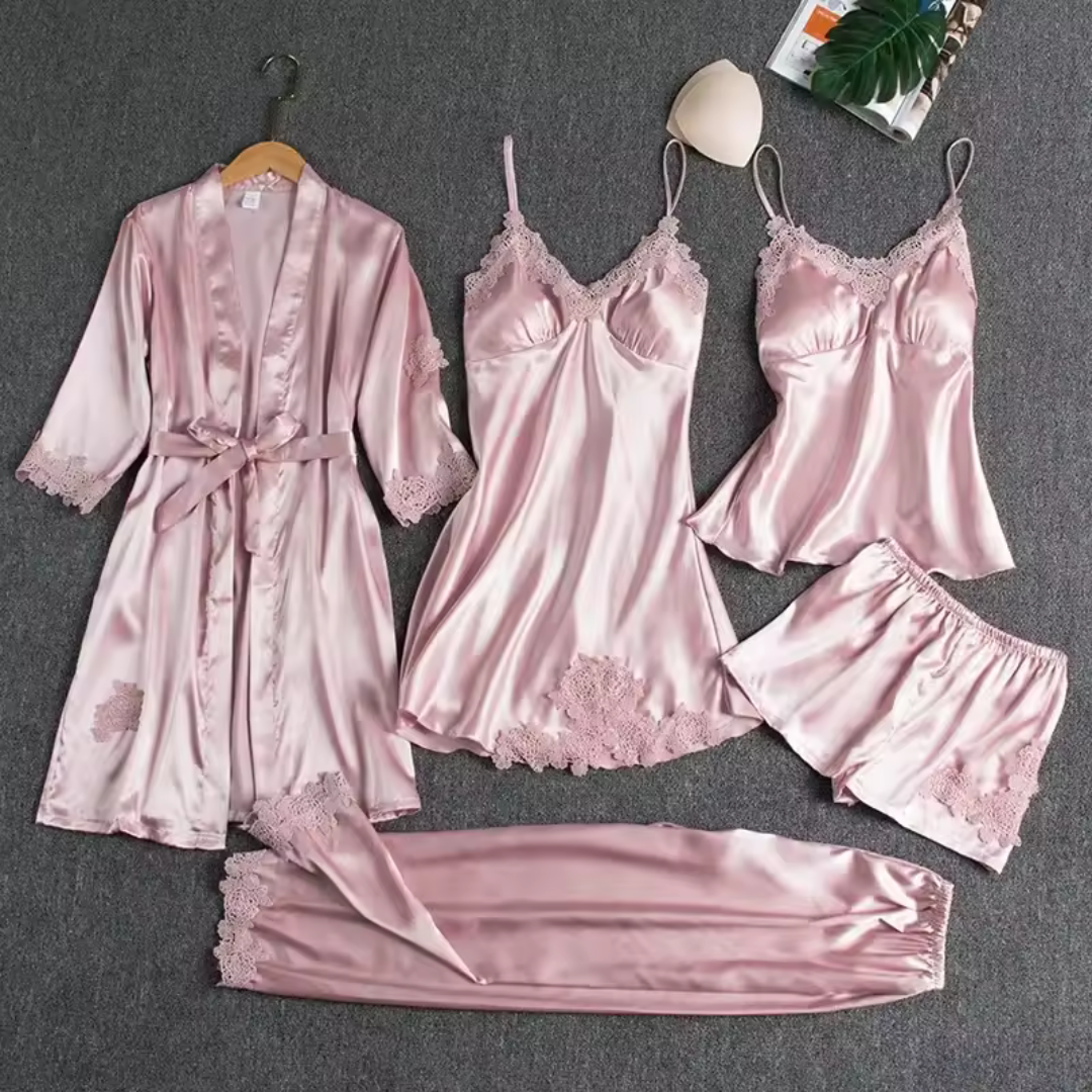 Arabella - Women's 5-Piece Nightwear Set
