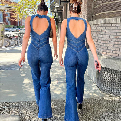 Roxanne™ | Denim Style & Comfort Jumpsuit
