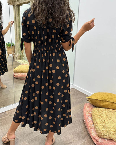 VIOLLETA - V-Neck Dress