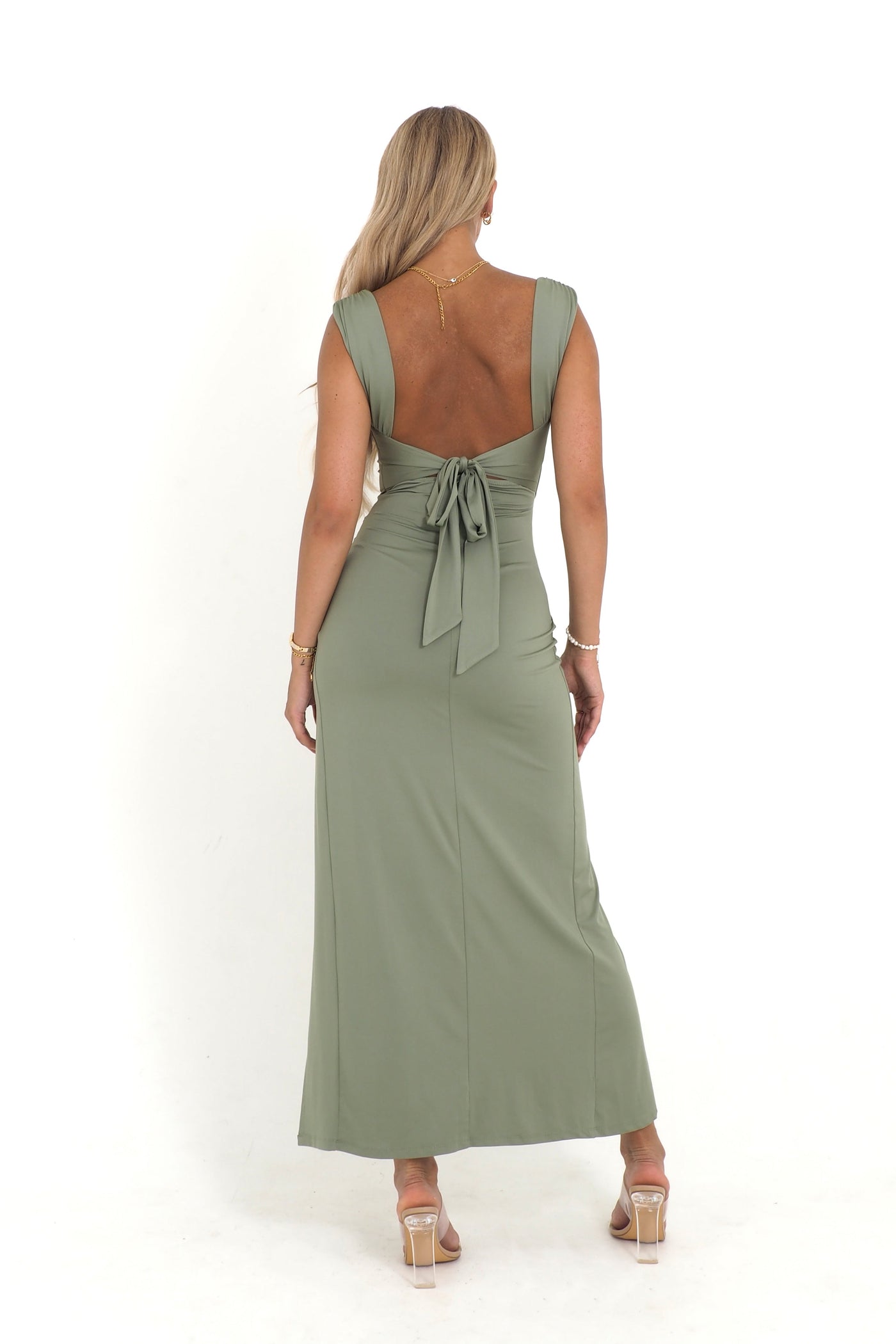 Claire™ | Figure-Hugging Slit Dress