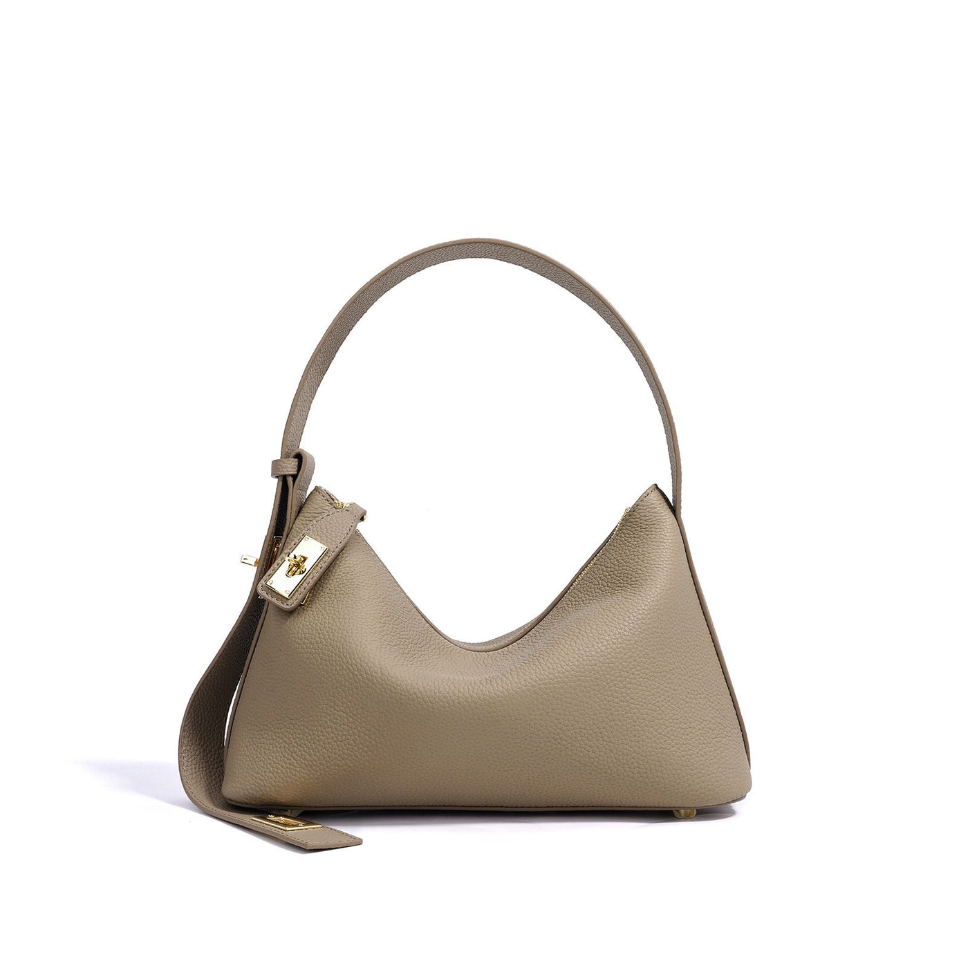 Women's Togo Leather Premium Crossbody Shoulder Dumpling Bag