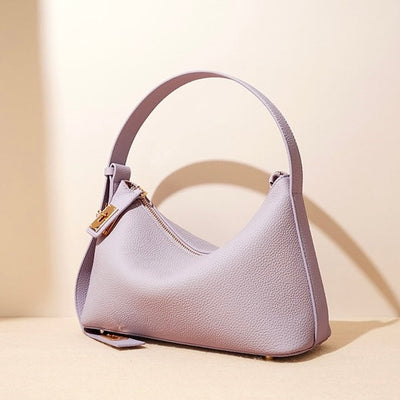 Women's Togo Leather Premium Crossbody Shoulder Dumpling Bag