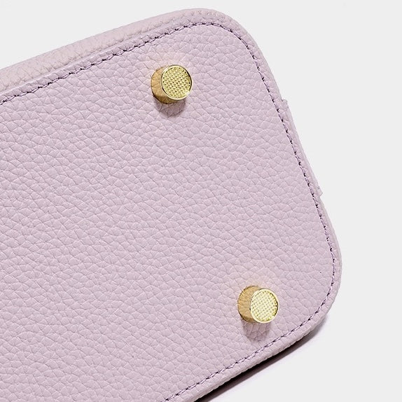Women's Togo Leather Premium Crossbody Shoulder Dumpling Bag