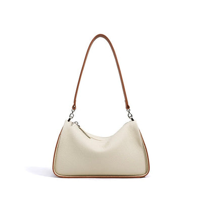 Women's Genuine Leather Minimalist Crossbody Shoulder Toast Bag