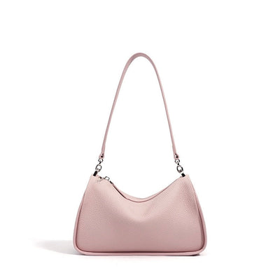 Women's Genuine Leather Minimalist Crossbody Shoulder Toast Bag
