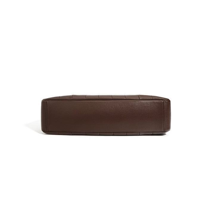 Women’s Genuine Leather Large Capacity Minimalist Chain Shoulder Bag