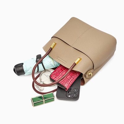Elegant Women's Genuine Leather Ladies Crossbody Handbag