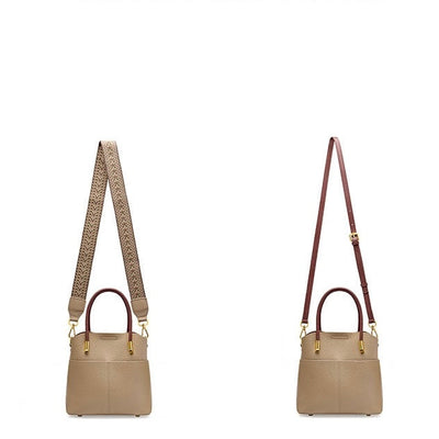 Elegant Women's Genuine Leather Ladies Crossbody Handbag