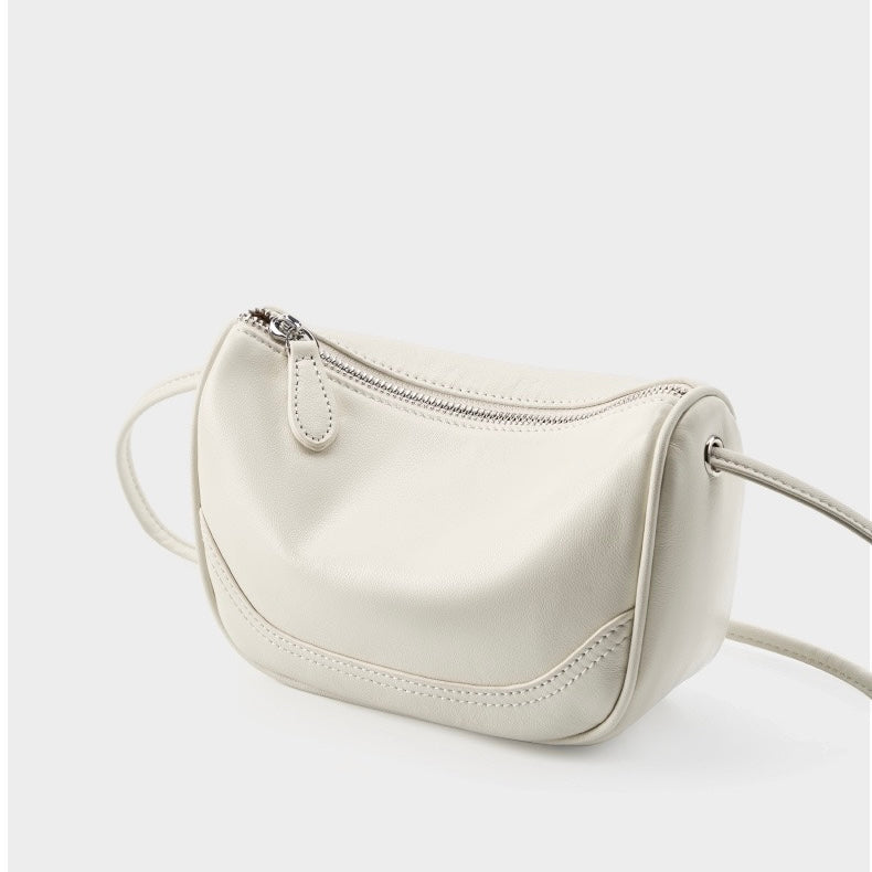 Women’s Genuine Leather Mini Crossbody Shoulder Bag – Elegant Top Grain Everyday Purse
