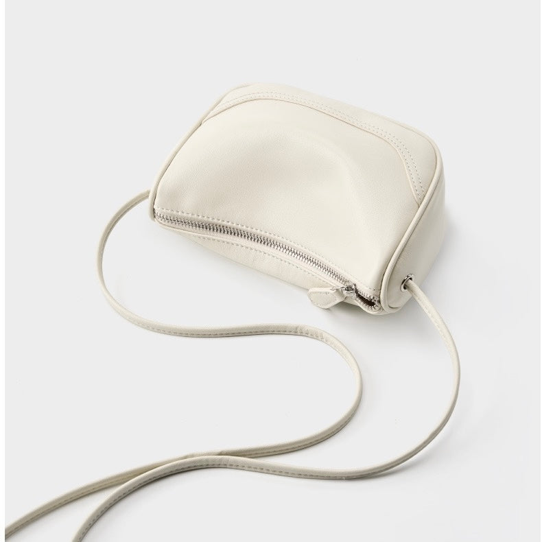 Women’s Genuine Leather Mini Crossbody Shoulder Bag – Elegant Top Grain Everyday Purse