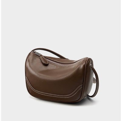 Women’s Genuine Leather Mini Crossbody Shoulder Bag – Elegant Top Grain Everyday Purse