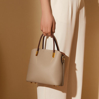 Elegant Women's Genuine Leather Ladies Crossbody Handbag