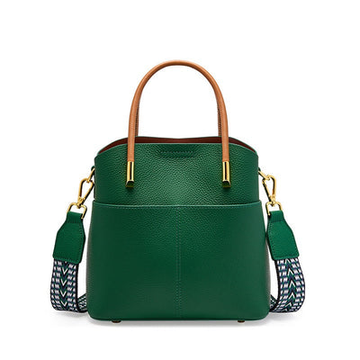 Elegant Women's Genuine Leather Ladies Crossbody Handbag