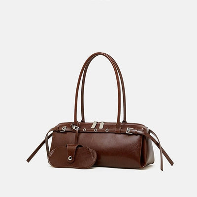 Women’s Genuine Leather Vintage Biker Belt Shoulder Bag