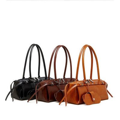 Women’s Genuine Leather Vintage Biker Belt Shoulder Bag