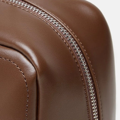 Women’s Genuine Leather Boston Structured Pillow Shoulder Bag