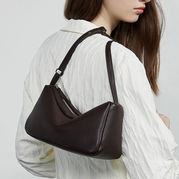 Women’s Genuine Leather Minimalist Soft Crossbody Shoulder Bag