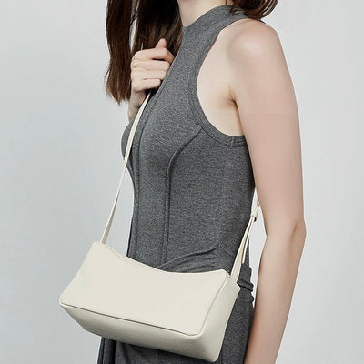 Women’s Genuine Leather Minimalist Soft Crossbody Shoulder Bag