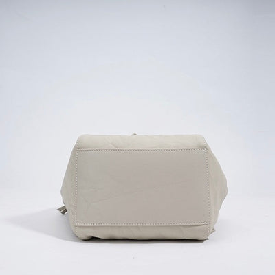Women’s Genuine Leather Niche Pleated Convertible Backpack