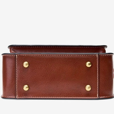 Women’s Genuine Leather Postman Crossbody Shoulder Tote Bag in Elegant