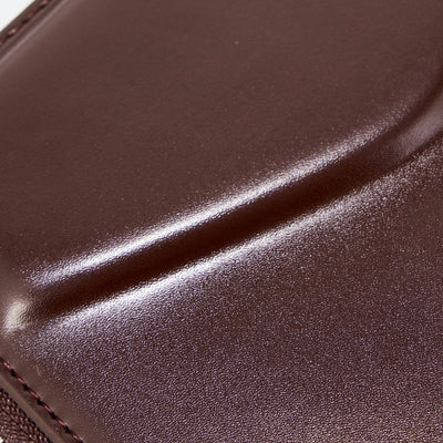 Women's Trapezoidal Ear Genuine Leather Handheld Shoulder Bag