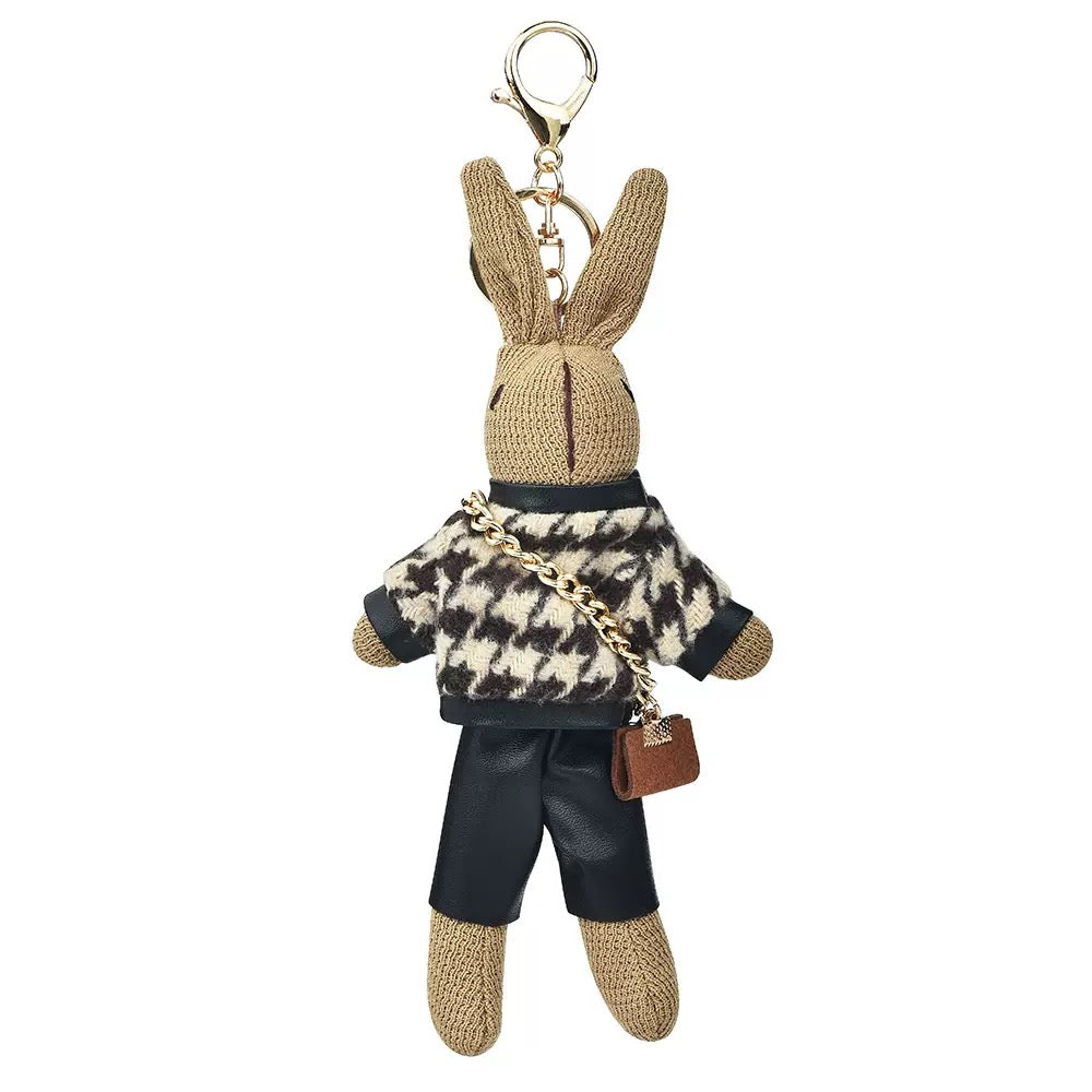 Fluffy Bunny Belle Bag Charm