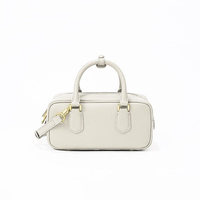 Vintage Boston Bowling Women's Genuine Leather Single-Shoulder Crossbody Handbag