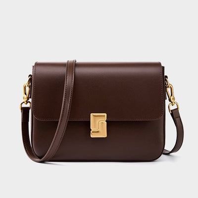 Women’s Genuine Leather Daily Commuter Shoulder Box Bag