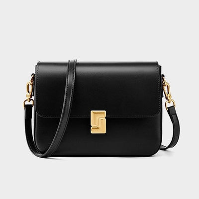 Women’s Genuine Leather Daily Commuter Shoulder Box Bag