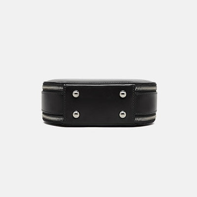 Women's Genuine Leather Unique Apple-Shaped Handbag