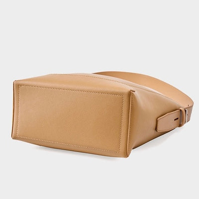 Women’s Genuine Leather Crossbody & Shoulder Oversized Bucket Bag