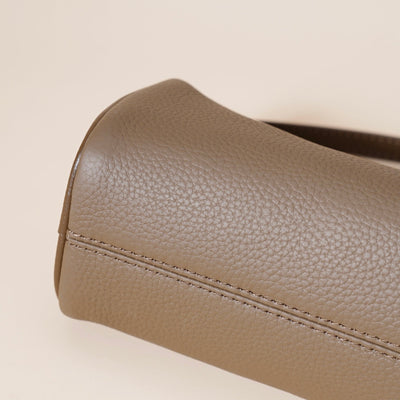 Women’s Genuine Leather Minimalist Quilted Crossbody Clutch Bag