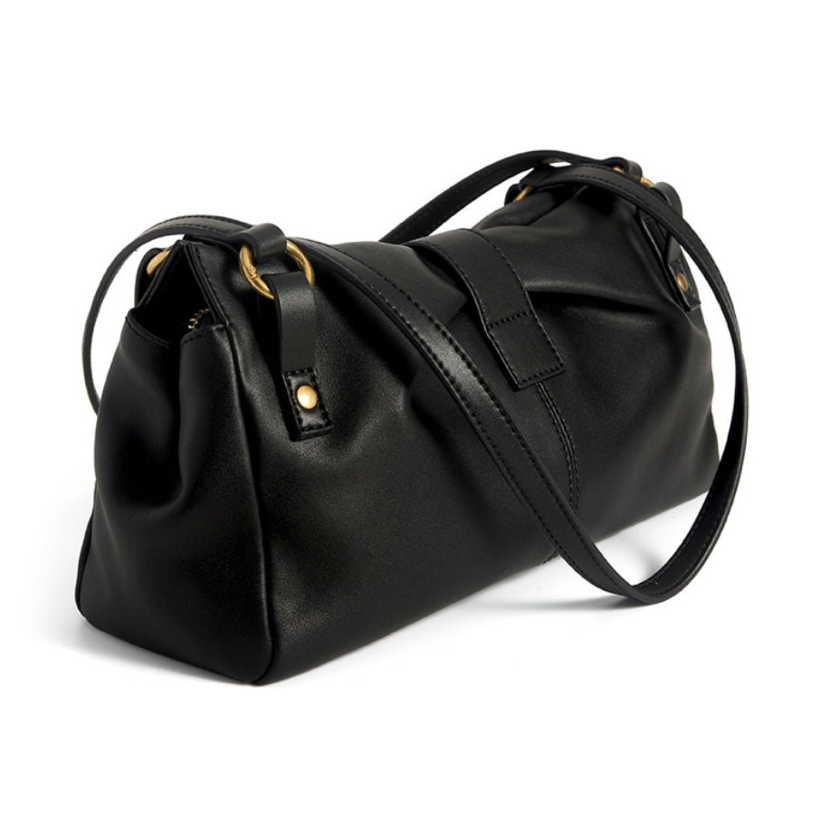 2025 Spring New Women’s Genuine Leather Handheld & Underarm Baguette Bag