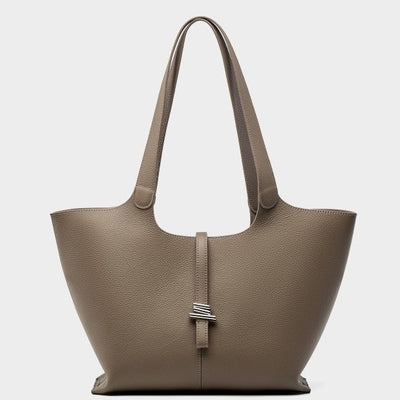 2025 New Women’s Genuine Leather Large Capacity Commuter Tote Bag
