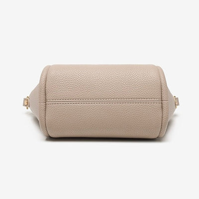 Women’s Genuine Leather Petite Basket Top Handle Bag