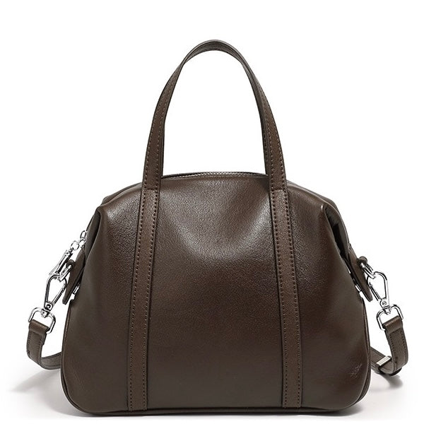 Women’s Genuine Leather Boston Pillow Bag