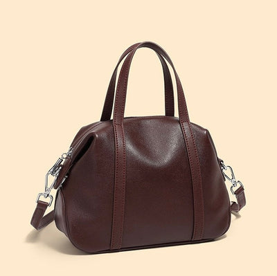 Women’s Genuine Leather Boston Pillow Bag